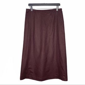 Banana Republic long wool lined skirt